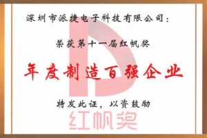 PTI CMD368荣膺第十一届 “红帆奖” 年度制造百强企业